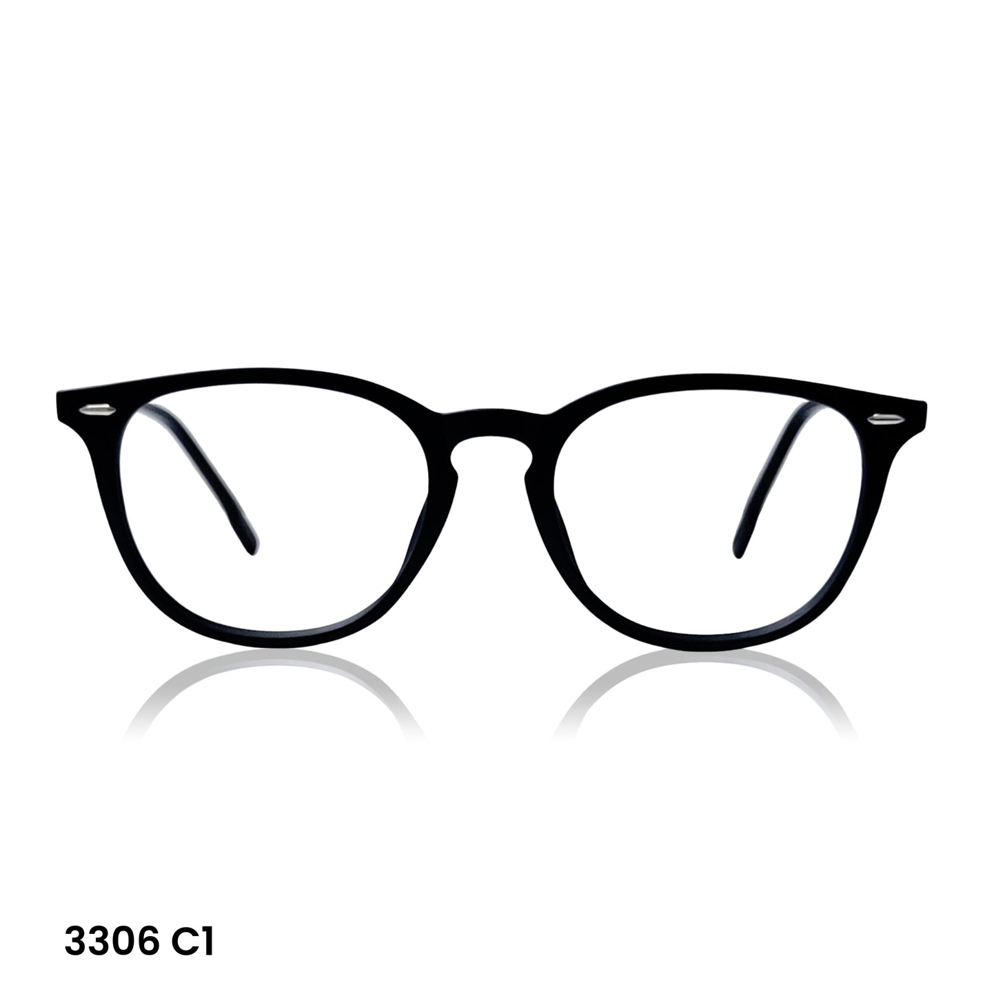 Powered Glasses – Premium Grey Transparent Acetate Frame | Square Prescription Eyewear for Men & Women