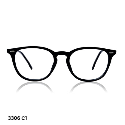 Powered Glasses – Premium Grey Transparent Acetate Frame | Square Prescription Eyewear for Men & Women