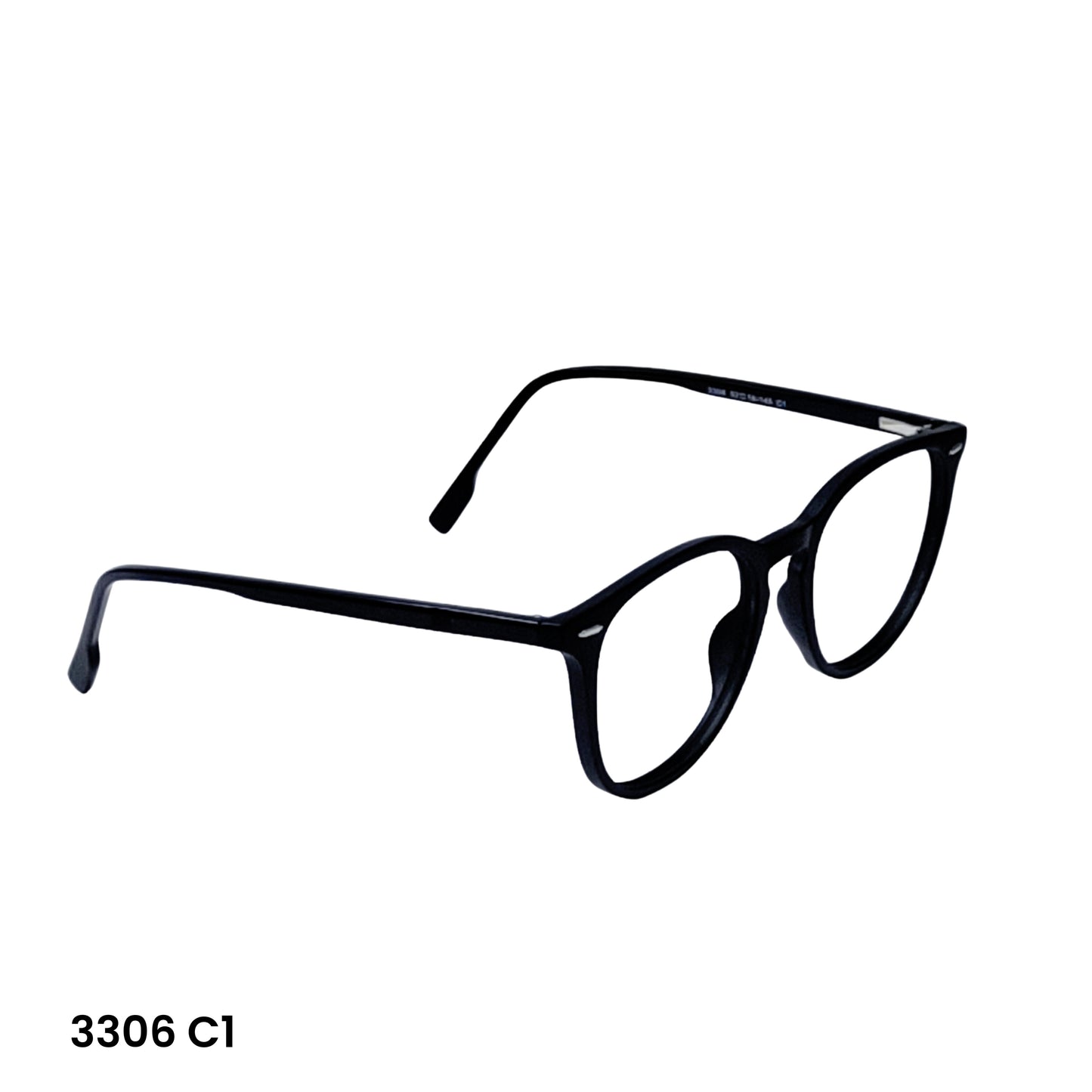 Powered Glasses – Premium Grey Transparent Acetate Frame | Square Prescription Eyewear for Men & Women